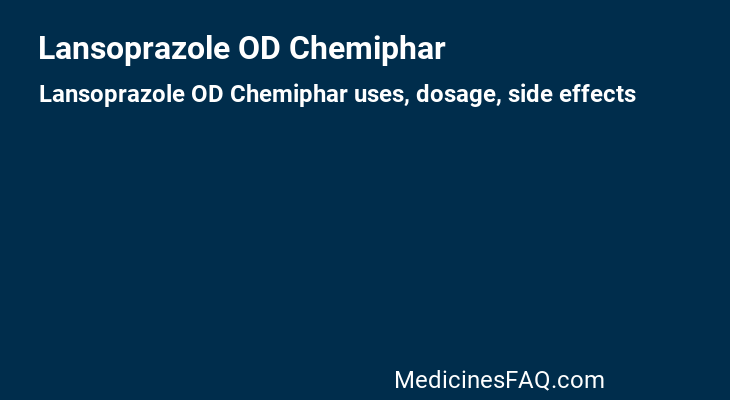 Lansoprazole OD Chemiphar