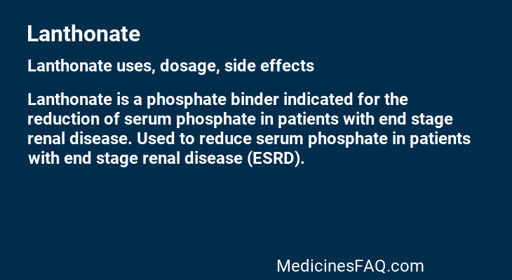 Lanthonate