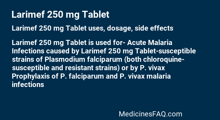 Larimef 250 mg Tablet