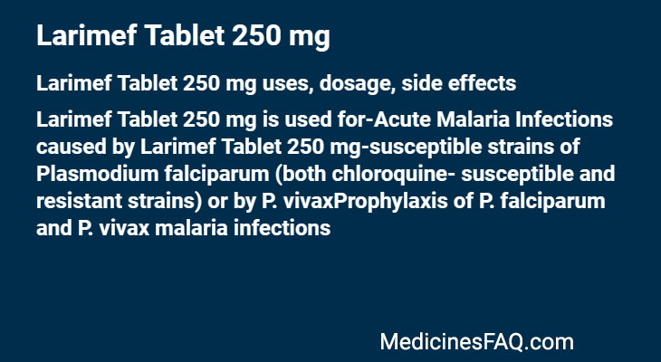 Larimef Tablet 250 mg