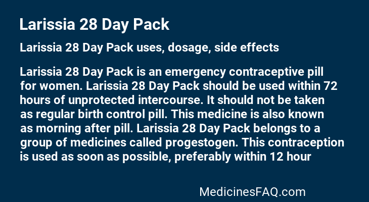 Larissia 28 Day Pack