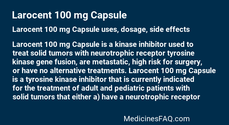 Larocent 100 mg Capsule