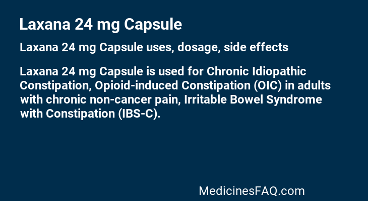 Laxana 24 mg Capsule