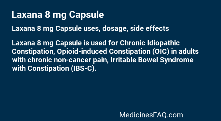 Laxana 8 mg Capsule