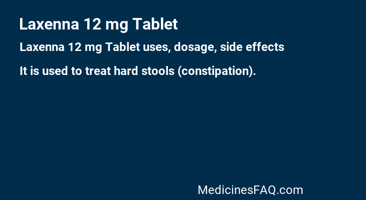 Laxenna 12 mg Tablet