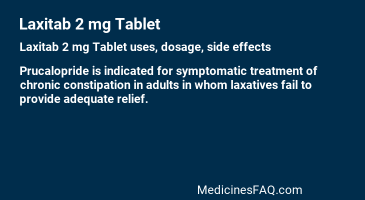 Laxitab 2 mg Tablet