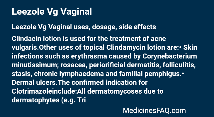 Leezole Vg Vaginal