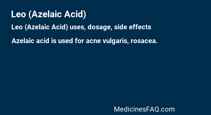 Leo (Azelaic Acid)