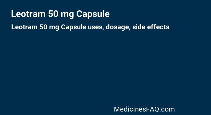 Leotram 50 mg Capsule