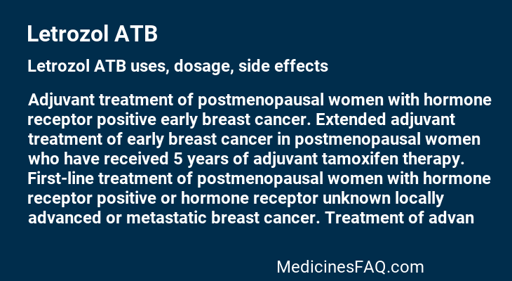 Letrozol ATB