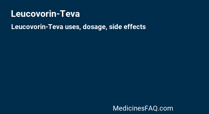 Leucovorin-Teva