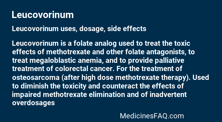 Leucovorinum