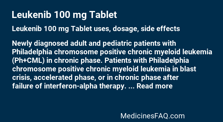 Leukenib 100 mg Tablet