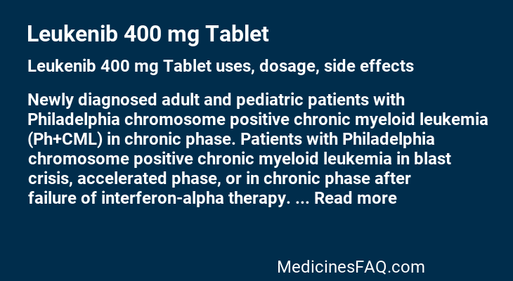 Leukenib 400 mg Tablet