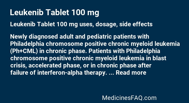 Leukenib Tablet 100 mg