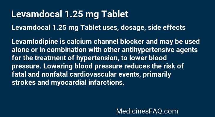 Levamdocal 1.25 mg Tablet