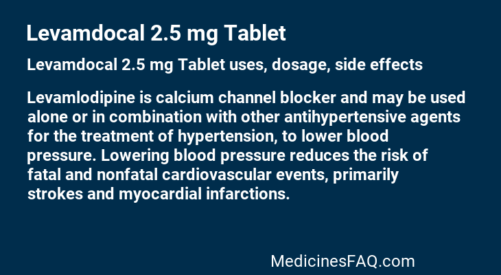 Levamdocal 2.5 mg Tablet