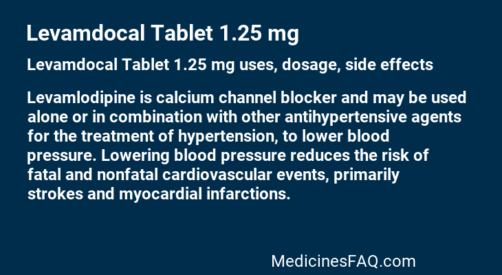 Levamdocal Tablet 1.25 mg