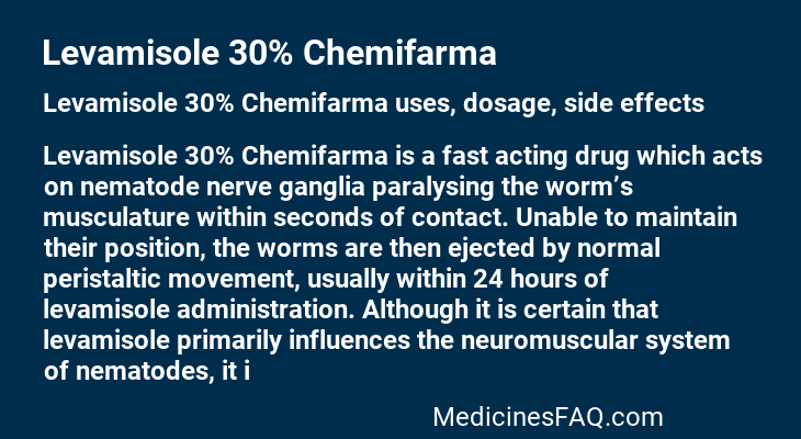 Levamisole 30% Chemifarma