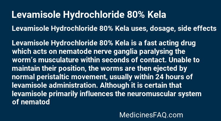 Levamisole Hydrochloride 80% Kela
