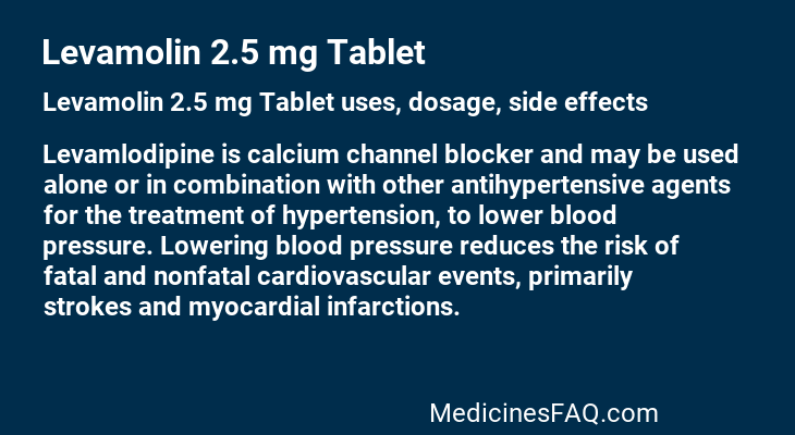 Levamolin 2.5 mg Tablet