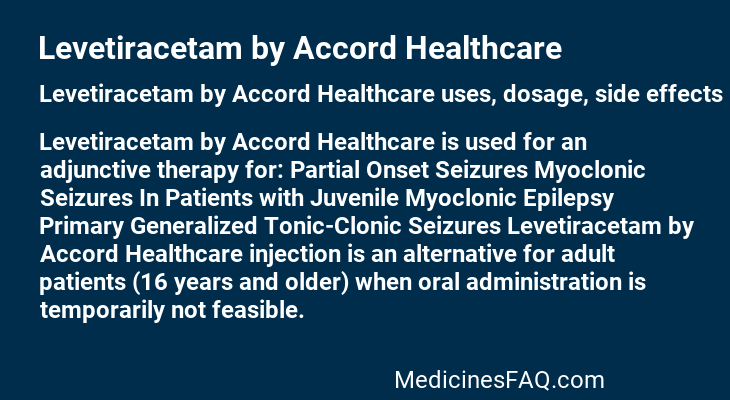 Levetiracetam by Accord Healthcare
