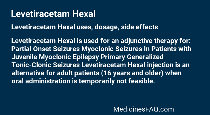 Levetiracetam Hexal