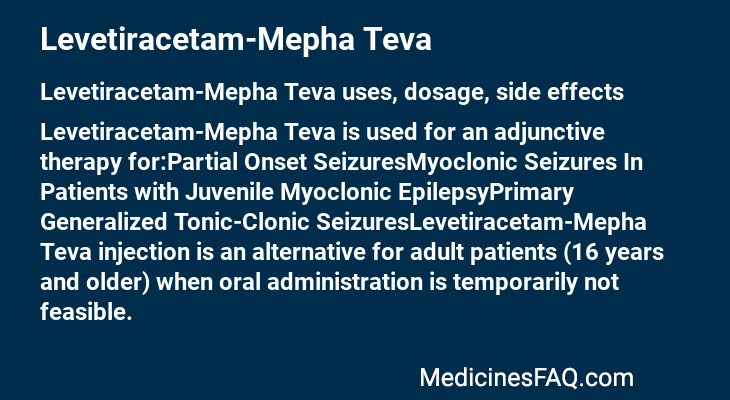 Levetiracetam-Mepha Teva