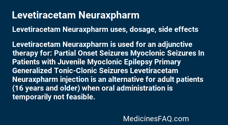 Levetiracetam Neuraxpharm