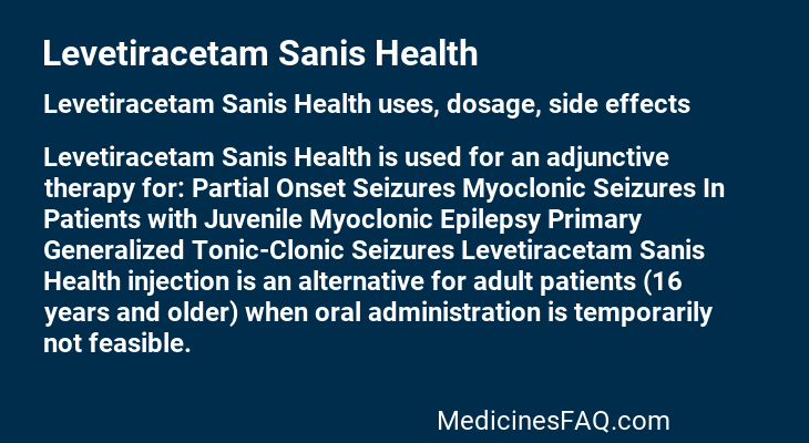 Levetiracetam Sanis Health
