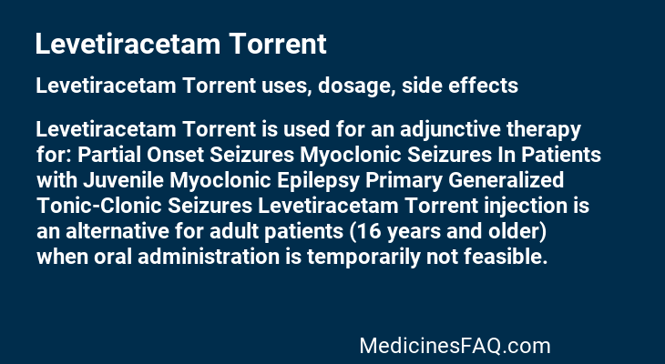 Levetiracetam Torrent