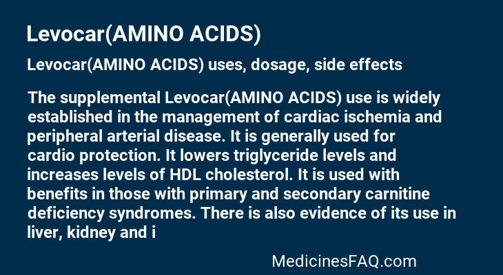 Levocar(AMINO ACIDS)