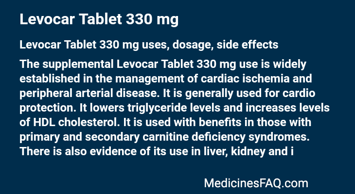 Levocar Tablet 330 mg