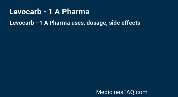 Levocarb - 1 A Pharma