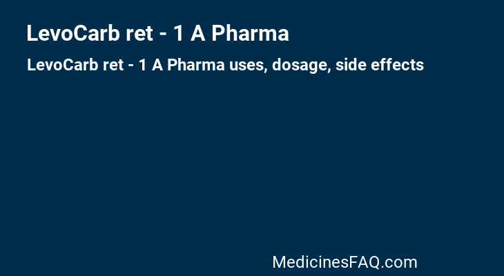 LevoCarb ret - 1 A Pharma