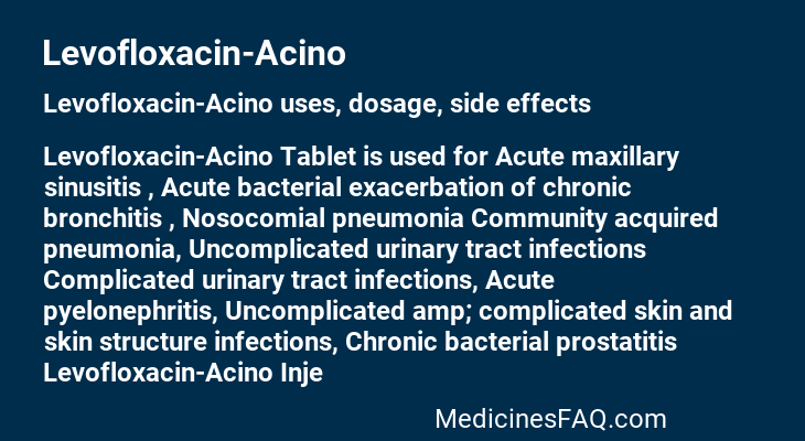 Levofloxacin-Acino