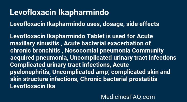 Levofloxacin Ikapharmindo