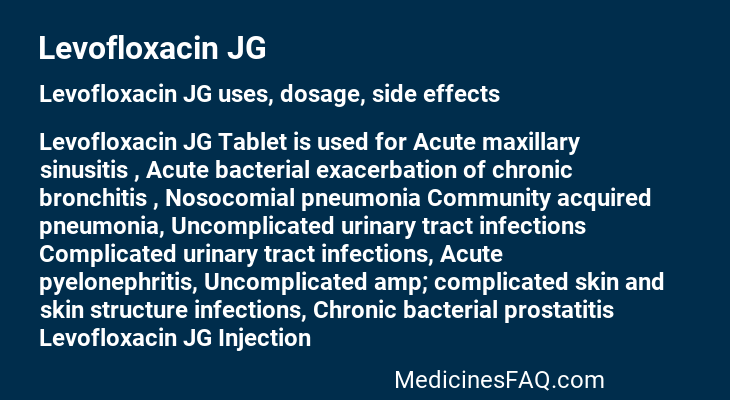 Levofloxacin JG