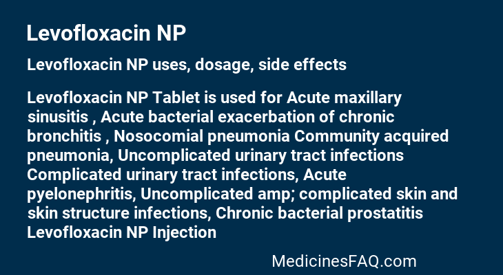 Levofloxacin NP