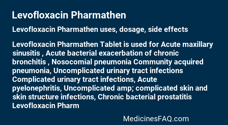 Levofloxacin Pharmathen