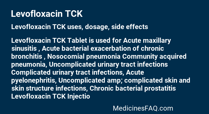 Levofloxacin TCK