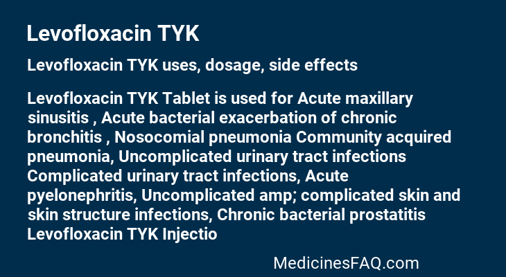 Levofloxacin TYK