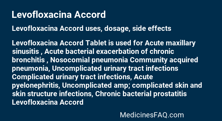 Levofloxacina Accord