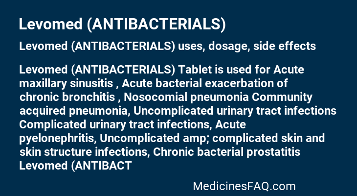 Levomed (ANTIBACTERIALS)