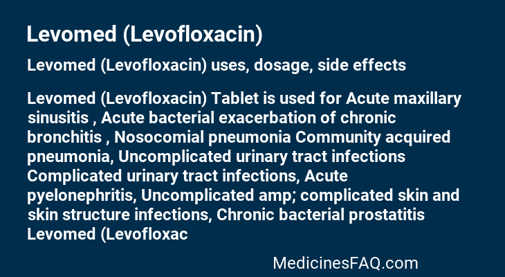 Levomed (Levofloxacin)