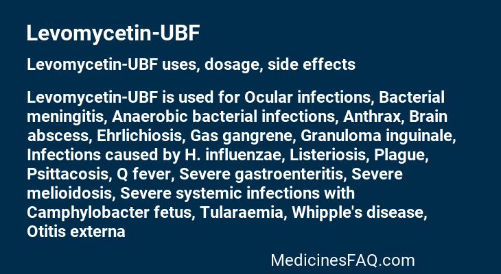 Levomycetin-UBF