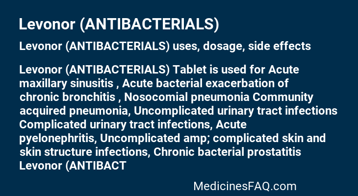 Levonor (ANTIBACTERIALS)