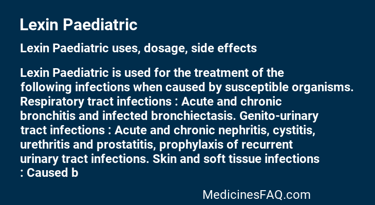 Lexin Paediatric