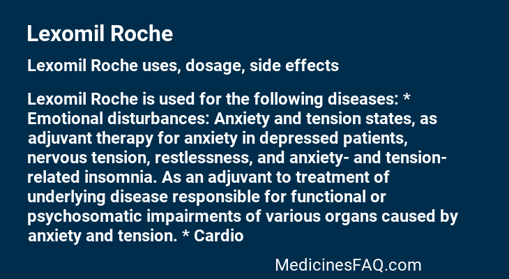 Lexomil Roche