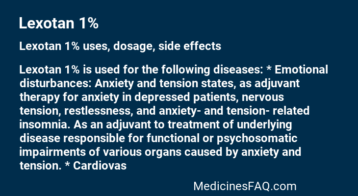 Lexotan 1%